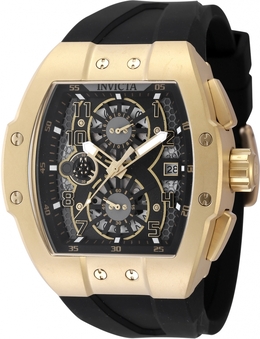 Invicta Racing Chronograph Quartz Black Dial Mens Watch - 48029