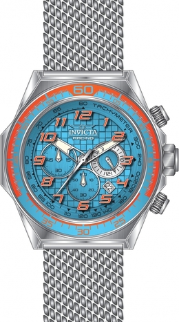 Invicta Racing Chronograph GMT Light Blue Dial Mens Watch 47901