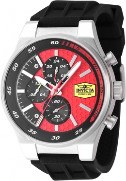 Invicta Racing Chronograph GMT Quartz Red Dial Mens Watch Model: 47739