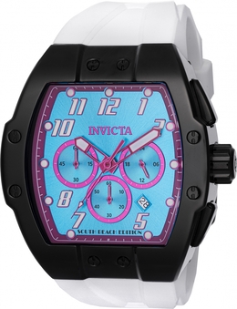48940 Invicta Racing South Beach Mens Chronograph GMT Quartz AQUA Dial Watch