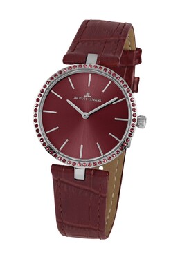 Женские часы 1-2024J Jacques Lemans, красный 4040662139867 | rot