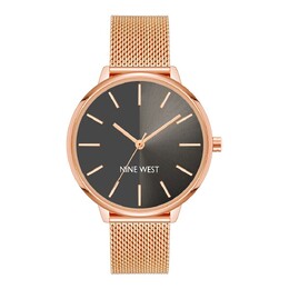 Женские часы Nine West с двухцветным циферблатом из розового золота, цвет Rosegold 80564068 | rosegold