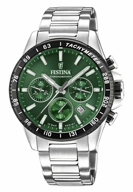 Хронограф TIMELESS Festina, цвет green fe052m034-m11 | green