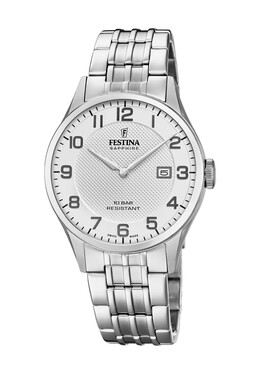 Мужские часы F20005/1 Festina, серебро 8430622733321 | silber