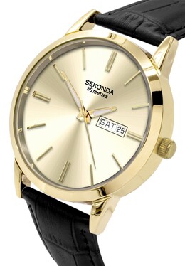 Часы JACKSON ANALOGUE WITH ROUND CASE STRAP Sekonda, золотого цвета seu52m00j-f11 | gold
