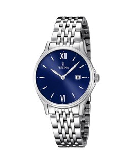 Женские часы F16748/3 Acero Classico из серебристой стали Festina, серебро 8430622595776 | plata