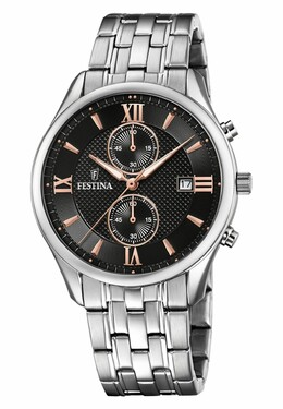 Хронограф TIMELESS Festina, цвет black fe052m03t-q11 | black