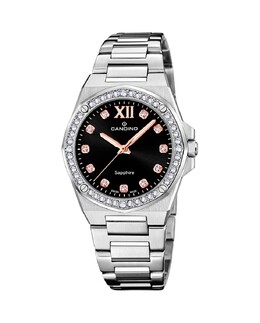 C4751/6 Новинка женские часы из серебряной стали Candino, серебро 8430622812835 | plata