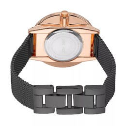 Женские двухцветные часы с сеткой Nine West 76791837 | rose gold tone