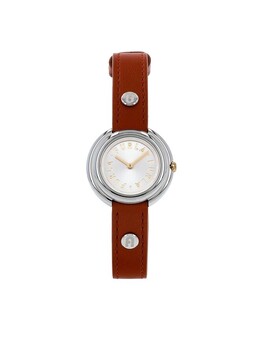 Часы Icon Shape WW00034-BX1315-1724S-1-003-20-CN-W Furla, коричневый/серебряный icon shape ww00034-bx1315-1724s-1-003-20-cn-w | braun, silber