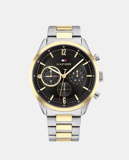 Мужские часы 1791944 многофункциональные двухцветные стальные Tommy Hilfiger, мультиколор 7613272450973 | multicolor