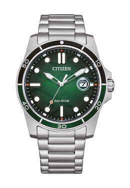 Мужские наручные часы AW1811-82X Citizen, зеленый 4974374339492 | grün
