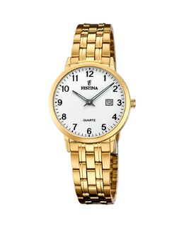 Женские часы F20514/1 Acero Classico из золотой стали Festina, золотой 8430622761416 | oro