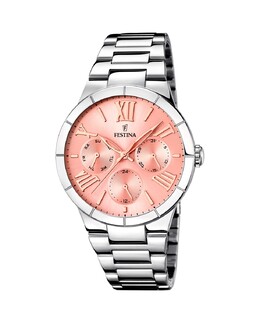 F16716/3 Boyfriend Collection серебряные женские часы из стали Festina, серебро 8430622595080 | plata