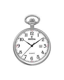 Мужские карманные часы F2019/1 со стальным корпусом Festina, серебро 8430622705151 | plata