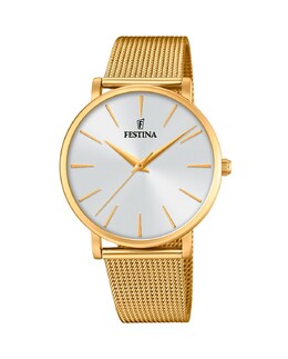 F20476/1 Boyfriend Collection женские часы из золотой стали Festina, золотой 8430622743139 | oro