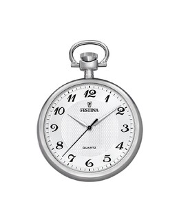 Мужские карманные часы F2020/1 со стальным корпусом Festina, серебро 8430622705168 | plata