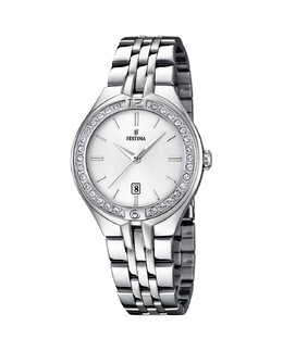 Женские часы F16867/1 Mademoiselle из серебристой стали Festina, серебро 8430622618352 | plata