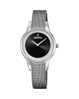 F20494/3 Женские часы Mademoiselle из серебристой стали Festina, серебро 8430622761034 | plata