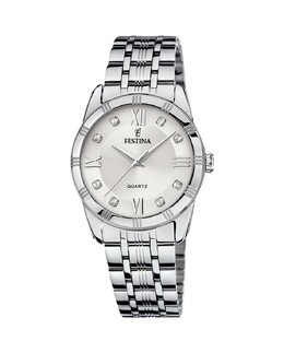 F16940/A Женские часы Mademoiselle из серебристой стали Festina, серебро 8430622747991 | plata