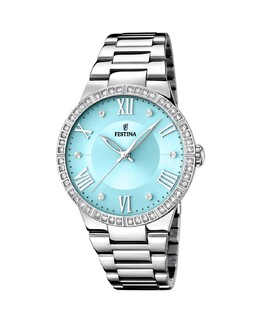F16719/4 Женские часы Boyfriend из серебряной стали Festina, серебро 8430622795596 | plata