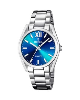 F20622/I Женские часы Boyfriend из серебряной стали Festina, серебро 8430622804328 | plata