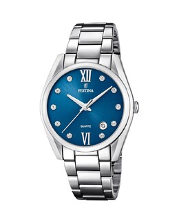F16790/C Boyfriend Collection серебряные женские часы из стали Festina, серебро 8430622735608 | plata