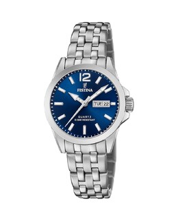 Женские часы F20455/3 Acero Classico в серебристой стали Festina, серебро 8430622742088 | plata