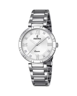 F16936/A Женские часы Mademoiselle из серебристой стали Festina, серебро 8430622724923 | plata