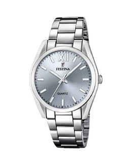 F20622/J Женские часы Boyfriend из серебряной стали Festina, серебро 8430622804274 | plata