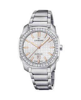 C4756/1 Lady Elegance женские часы из серебряной стали Candino, серебро 8430622813382 | plata