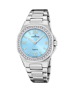 C4753/4 Новинка женские часы из серебряной стали Candino, серебро 8430622813375 | plata