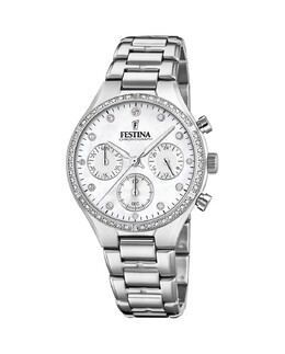 F20401/1 Boyfriend Collection серебряные женские часы из стали Festina, серебро 8430622717307 | plata