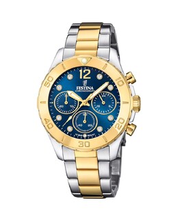F20604/3 Женские часы Boyfriend из двухцветной стали Festina, мультиколор 8430622788963 | multicolor