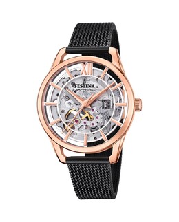 Черные стальные женские часы F20628/3 Festina, черный 8430622792878 | negro