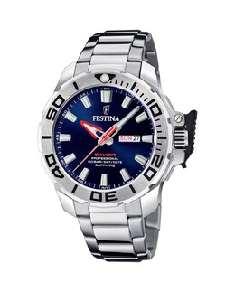 F20665/1 The Originals мужские часы из серебряной стали Festina, серебро 8430622805851 | plata