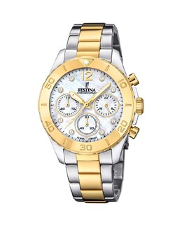 F20604/1 Женские часы Boyfriend из двухцветной стали Festina, мультиколор 8430622788956 | multicolor