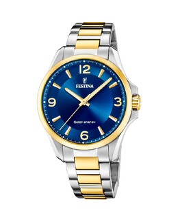 F20657/4 Petite двухцветные мужские часы из стали Festina, мультиколор 8430622802645 | multicolor