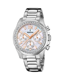 Женские часы F20606/1 из стали Festina, серебро 8430622788987 | plata