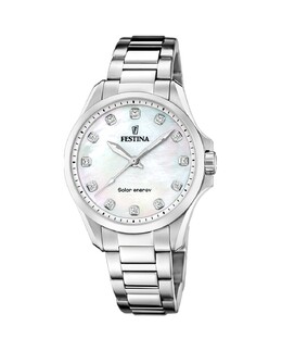 F20654/1 Petite женские часы из серебряной стали Festina, серебро 8430622802584 | plata