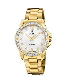 F20596/1 Женские часы Mademoiselle из золотой стали Festina, золотой 8430622788918 | oro