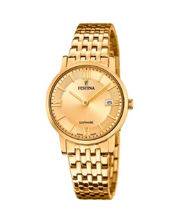 F20021/2 Женские часы из стали, сделанные в Швейцарии Festina, золотой 8430622757358 | oro