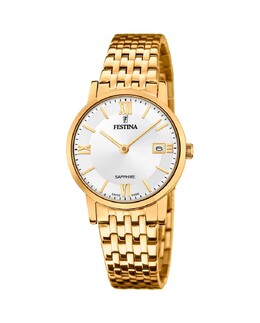 Женские часы F20021/1 Swiss Made золото сталь Festina, золотой 8430622757341 | oro