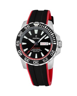 F20662/3 The Originals черные резиновые мужские часы Festina, черный 8430622805950 | negro