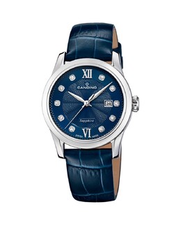 C4736/2 Newness синие кожаные женские часы Candino, синий 8430622790874 | azul