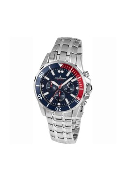 Мужской хронограф 1-1907ZF Jacques Lemans, серебро 4040662133407 | silber