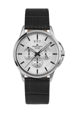 Мужской хронограф Jacques Lemans, цвет Silber Schwarz 4040662136965 | silber schwarz