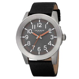 AK779 Повседневные часы в круглом корпусе Akribos XXIV, серый m848572048958 | grey