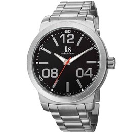 JS82 Повседневные часы в круглом корпусе Joshua & Sons, черный m848572045230 | black