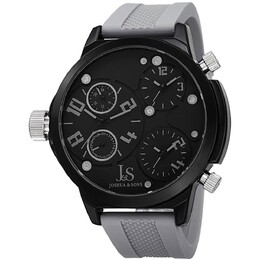 JS-40 Повседневные часы в круглом корпусе Joshua & Sons, серый m848572012393 | grey